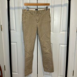 J. Crew. 770 flannel lined khaki